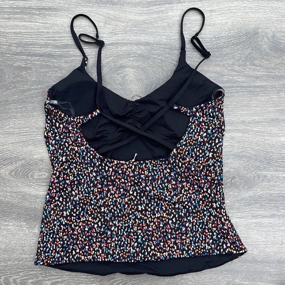 Prana Jess Reversible Tankini & Gemma Reversible Bottoms, alotta dots - Picture 6 of 16